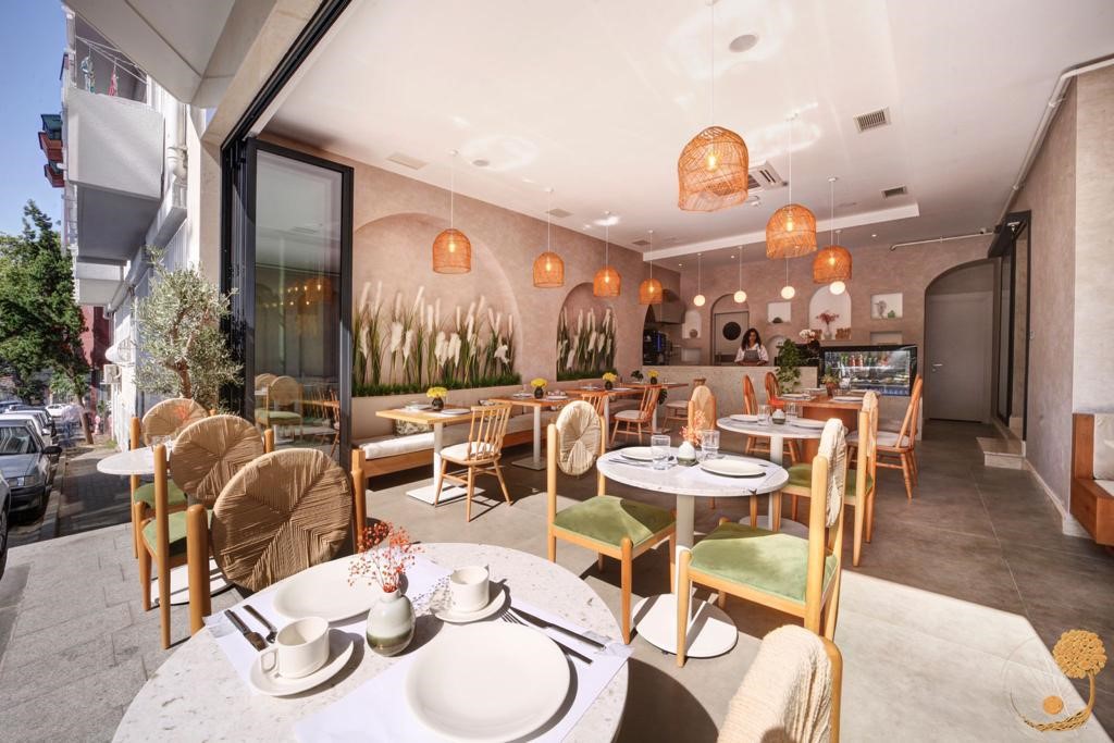 ÖRGÜ SANDALYE MODELLERİ - İPLİ CAFE SANDALYELERİ